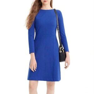 J. Crew 365 Royal Blue Fit and Flare Dress (XSP)